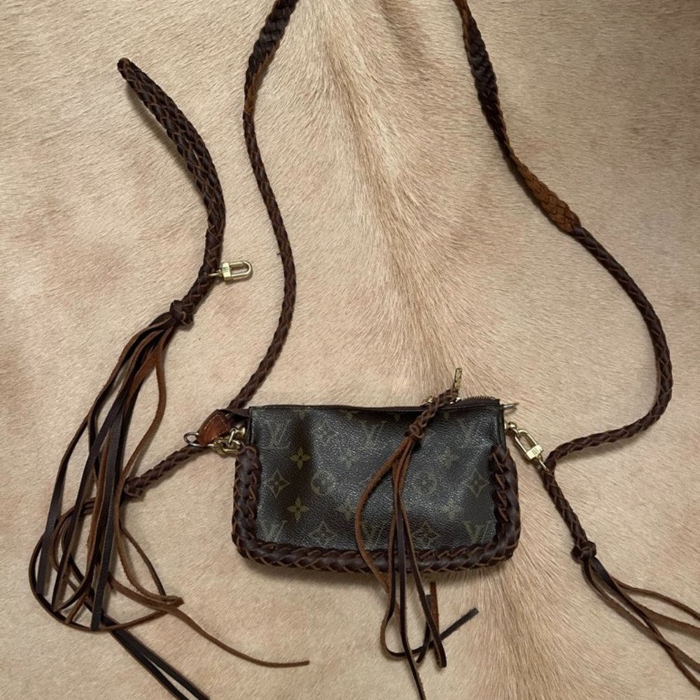 Leather & Vodka revamped authentic LV bag